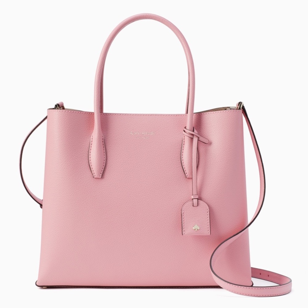 Kate Spade Eva Breezy Ditsy Medium Leather Satchel - Picture 8 of 10
